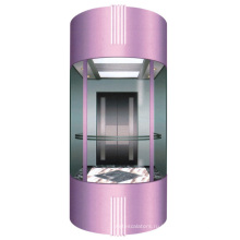 180 градусов Полукружное стекло Достопримечательности Пассажирский лифт